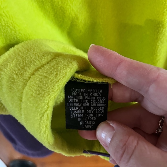 The White Lotus Sydney Sweeney Colorblock Hoodie men’s L fleece pockets outdoor - Picture 5 of 7